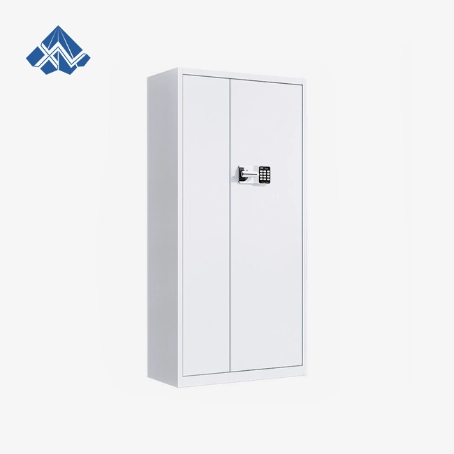 White Metal Combination Storage Cabinet